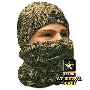 Military Scrim Net Scarf  AT D�G�TAL CAMO