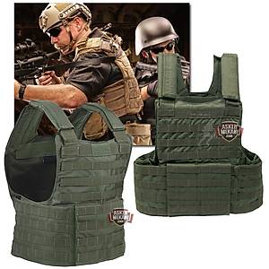 US PADDED MOLLE II VEST OLIVE DRAP