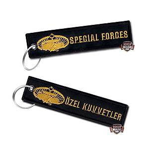 �zel Kuvvetler Logo ��lemeli Anahtarl�k