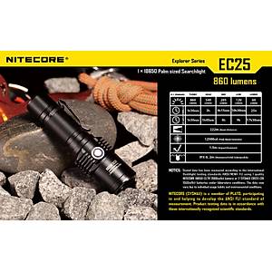 Nitecore EC25 Cobra 860 Lumens