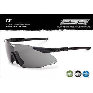 ESS ICE 2LS - Clear, Smoke Gray Lenses