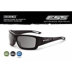 ESS Credence Black Frame Smoke Gray Lenses