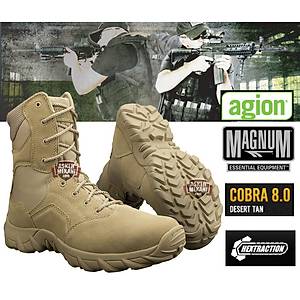 MAGNUM COBRA 8.0 DESERT TAN BOOTS
