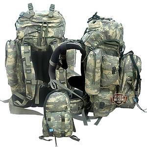 Military Combat Bag Marina Camo