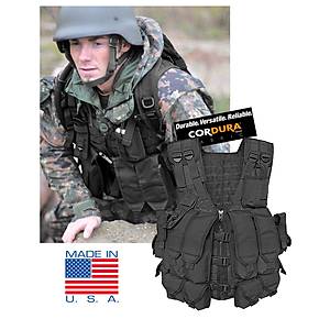 Us AK74/AK 47 Tactical Combat Vest Black