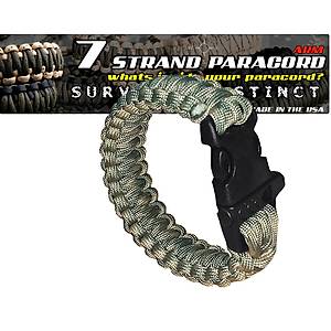 Outdoor Paracord Bracelet Acu Camo