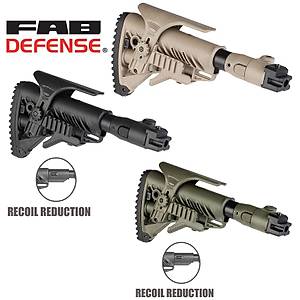 FAB Defense M4 Tarz� Katlanabilir G3 Teleskopik Dip�ik