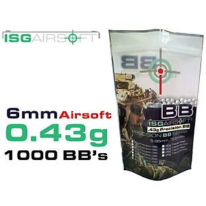 BB 0.43g Airsoft BB 1000adet