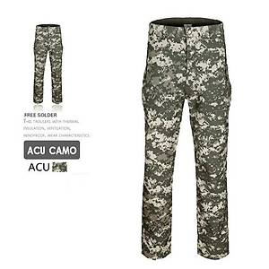 SoftShell So�uk �klim Pantolon Acu Camo