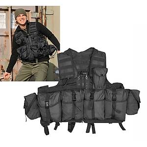US TACTICAL VEST MODULAR SYSTEM BLACK