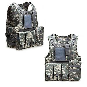 Us Combat Carrier Plate Combat Molle Acu Camo
