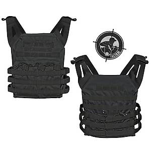 Us Special Ops Jump Plate Carrier Black