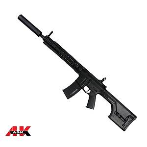 A&K M4 DMR Diamond Head Susturucu Replikal� AEG Airsoft T�fek - Siyah