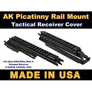AK Picatinny Rail Receiver Cover � �elik G�vde, Al�minyum Ray, AK47/AKM Uyumlu �st Kapak