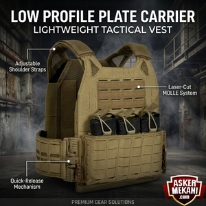 Low Profile Plate Carrier � Lightweight Tactical Vest Coyote