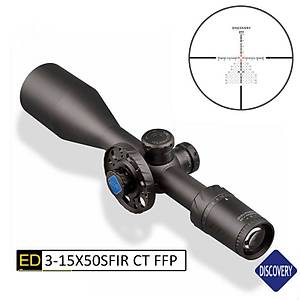 Discovery ED 3-15X50SFIR CT FFP IR-MIL 30MM Paralaks Tekerli T�fek D�rb�n�