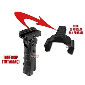 HK33 Mount Rail + Foregrip