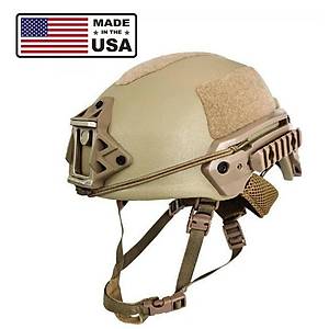 FAST / MICH (ACH) NIJ IIIA Balistik Sava� Kask� � Kevlar Aramid, Yan Rayl�, NVG Uyumlu Tan