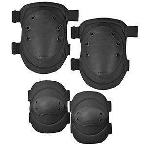 Evolite Dizlik Askeri Dizlik Seti Siyah