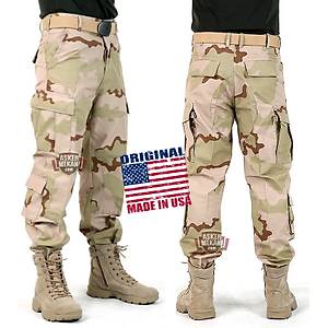 US COMBAT PANTS DESERT CAMO