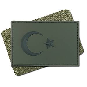 3D Silikon Haki Bayrak Armas�