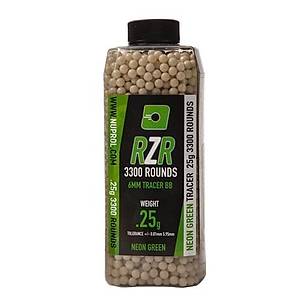Nuprol RZR 0.25G Green Tracer AirSoft BB 3300 Adet