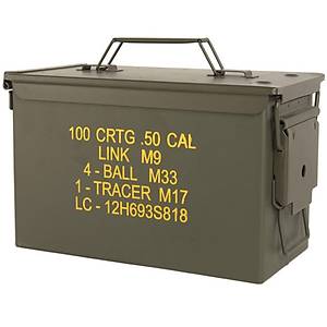 US M2A1 50 Cal �elik Cephane Kutusu