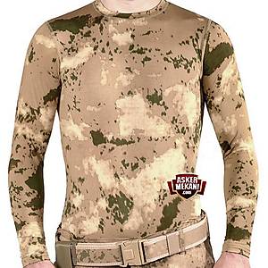 Jandarma Kamuflaj Micro THERMAL Uzun Kollu Tshirt