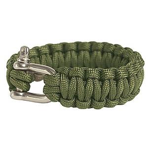 Ye�il �elik Tokal� Paracord Bileklik