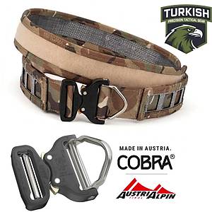 Profesyonel Taktik Ekipman Kemeri Multicamo| AustriAlpin COBRA | Y�ksek Mukavemet & MOLLE Uyumlu