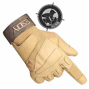 Tactical Combat Gear Full Finger Gloves Desert
