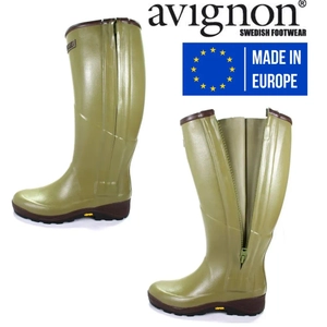 Avignon Premium Neopren Fermuarl� Kau�uk �izme � %100 Su Ge�irmez Konfor