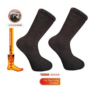 Kahve �orap 2li Kuzu Y�n� Arazi �orab�