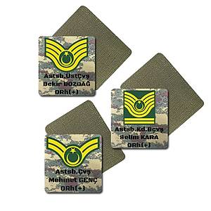Astsubay R�tbe Metal Patch