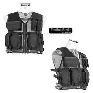 Tactical Strike Recon Vest Black