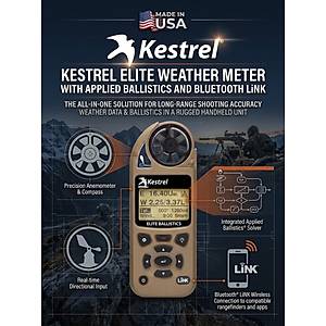 Kestrel 5700 Elite Balistik Uzun Menzilli At��larda Mutlak Hassasiyet