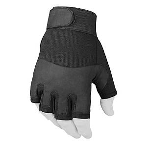 Gloves ARMY fingerless BLACK