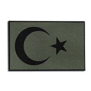 Cordura Kuma� Bask� Haki T�rk Bayra�� Pe�