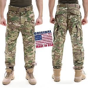 US COMBAT PANTS MULTI CAMO
