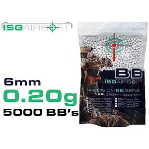 0.20g BB Airsoft 5000 adet 1KG PAKET