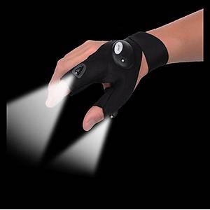 Led I��kl� Taktik Eldiven