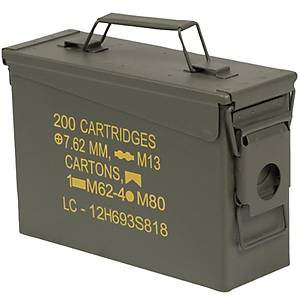 US M19A1 30 Cal �elik Cephane Kutusu