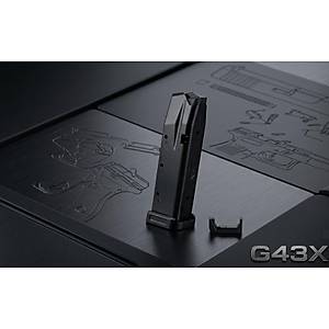 Glock 43X 15 Fi�ek Kapasiteli OEM Onayl� �arj�r � Avusturya �retimi