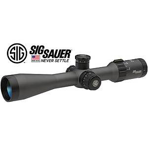 Sig Sauer TANGO4 SCOPE, 4-16X44MM, 30MM, FFP, MOA ILLUM RETICLE, SIDE FOCUS, 0.25 MOA ADJ, BLACK