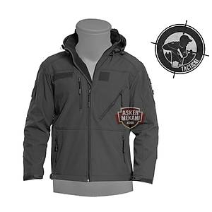 Black Softshell Ceket