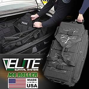 US ROLLING RIFLE BAG, BLACK