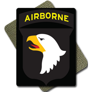 Airborne U.S. Army Tactic Metal Patch