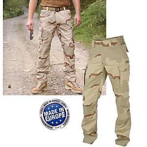 BDU Trousers Ripstop Pants Desert Camo