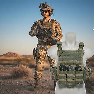 Profesyonel Plaka Ta��y�c�l� H�cum Yele�i � Maksimum Koruma ve Taktik Performans