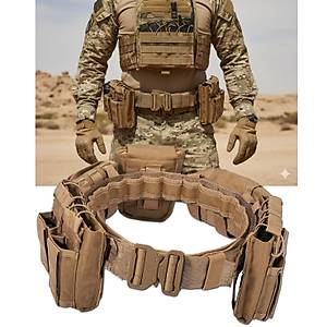 7'li Sava� Kemeri Seti � Ayarlanabilir, Mod�ler ve Dayan�kl� Tasar�m Coyote